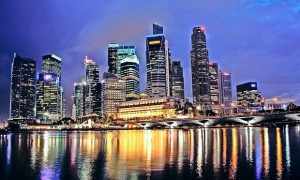 Singapore at night