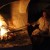 Making bread on the fire at a Swedish Xmas Market