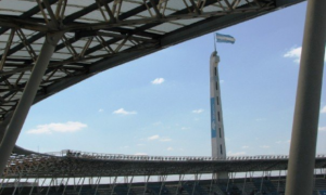 Live Football Match in South America