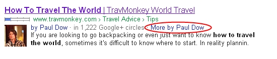 Google Authorship in Search Results