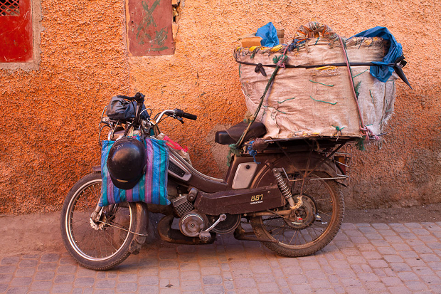 motorbike in Marrakech motorbike in Marrakech