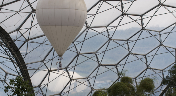 Balloon inside the Biome Balloon inside the Biome
