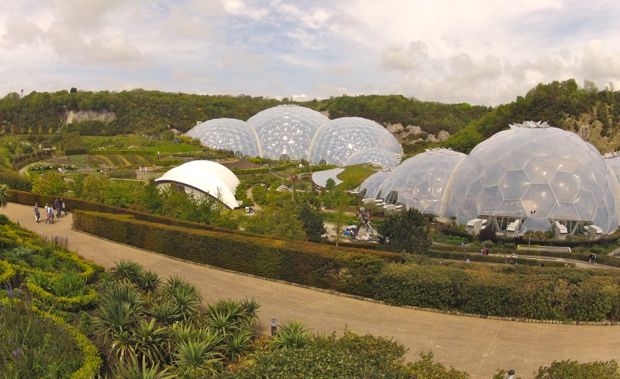 View of the Eden Project View of the Eden Project
