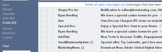 inbox spam inbox spam