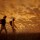 backpacker couple